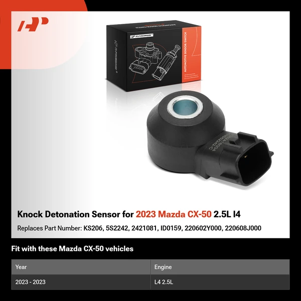 Knock Detonation Sensor for 2023 Mazda CX-50 2.5L l4