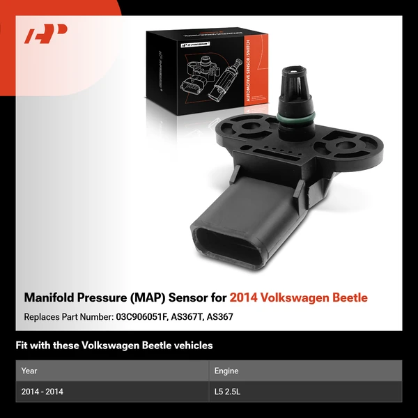 Manifold Pressure (MAP) Sensor for 2014 Volkswagen Beetle