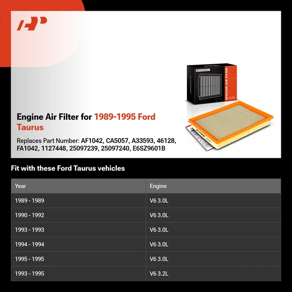 Engine Air Filter for 1989-1995 Ford Taurus