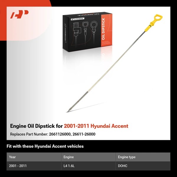 Engine Oil Dipstick for 2001-2011 Hyundai Accent