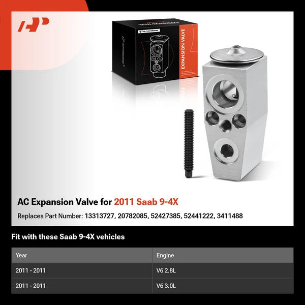 AC Expansion Valve for 2011 Saab 9-4X