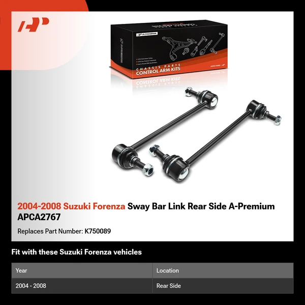 2004-2008 Suzuki Forenza Sway Bar Link Rear Side A-Premium APCA2767