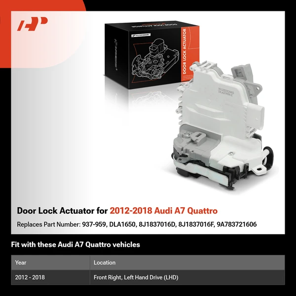 Door Lock Actuator for 2012-2018 Audi A7 Quattro