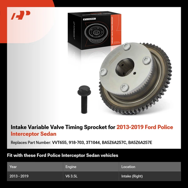 Intake Variable Valve Timing Sprocket for 2013-2019 Ford Police Interceptor Sedan