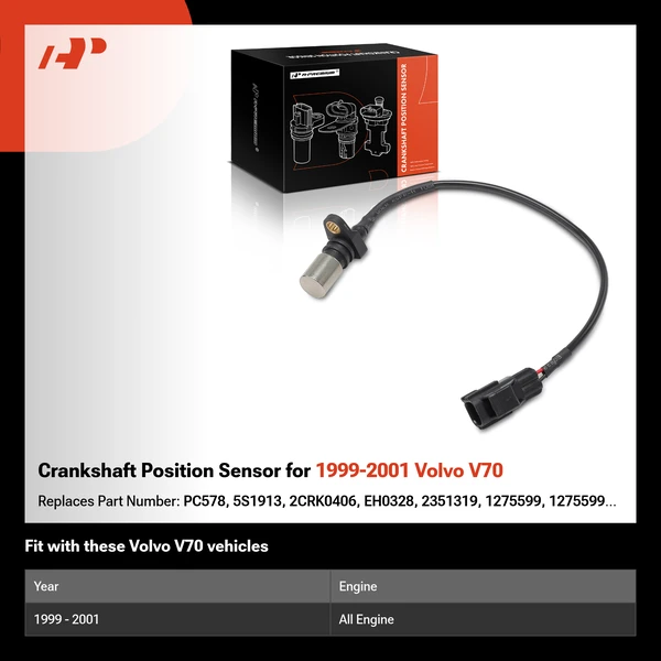 Crankshaft Position Sensor for 1999-2001 Volvo V70