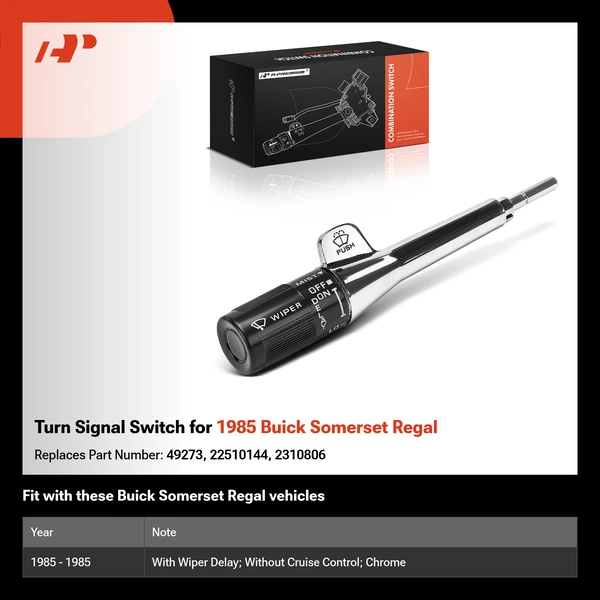 Turn Signal Switch for 1985 Buick Somerset Regal