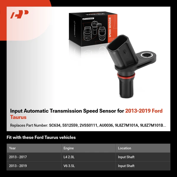 Input Automatic Transmission Speed Sensor for 2013-2019 Ford Taurus
