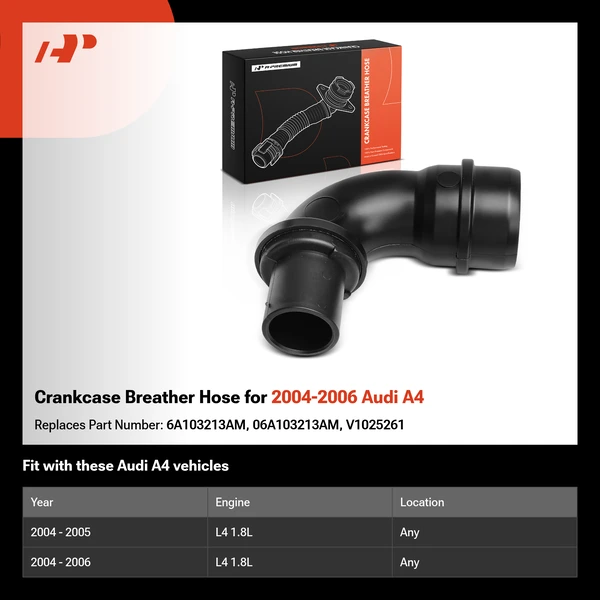 Crankcase Breather Hose for 2004-2006 Audi A4