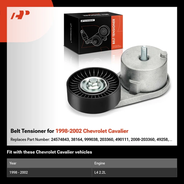 Belt Tensioner for 1998-2002 Chevrolet Cavalier