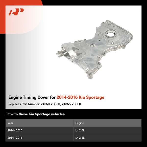 Engine Timing Cover for 2014-2016 Kia Sportage