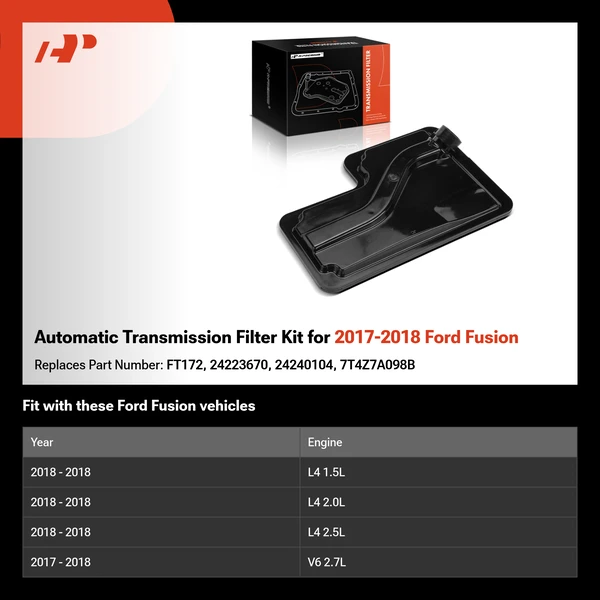 Automatic Transmission Filter Kit for 2017-2018 Ford Fusion