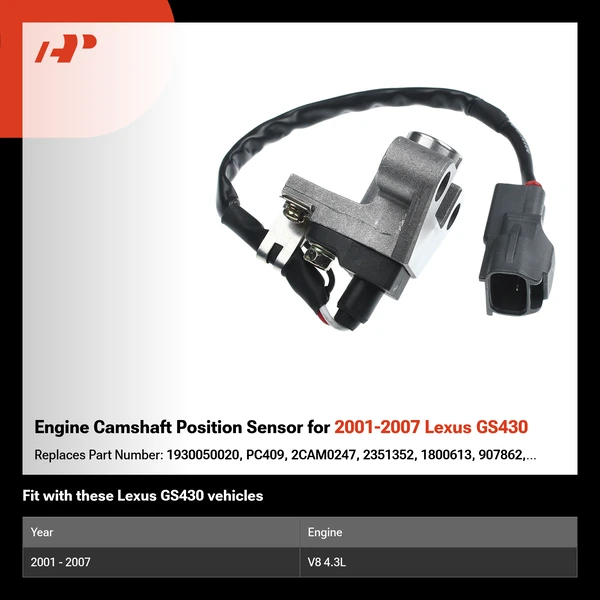 Engine Camshaft Position Sensor for 2001-2007 Lexus GS430