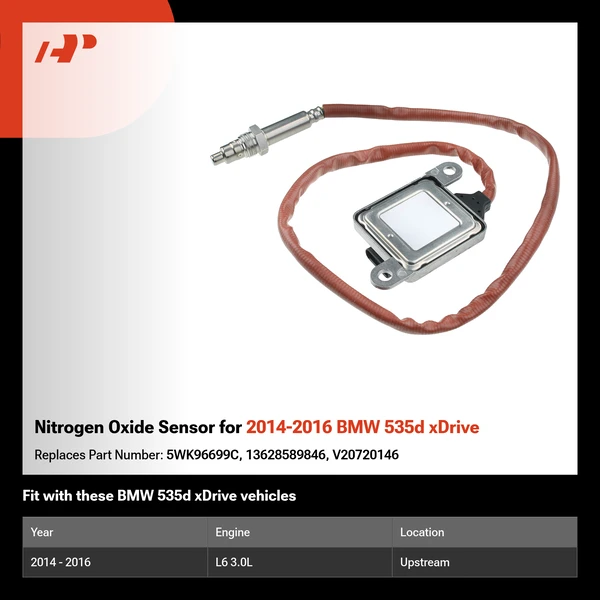 Nitrogen Oxide Sensor for 2014-2016 BMW 535d xDrive