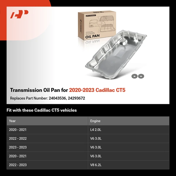 Transmission Oil Pan for 2020-2023 Cadillac CT5