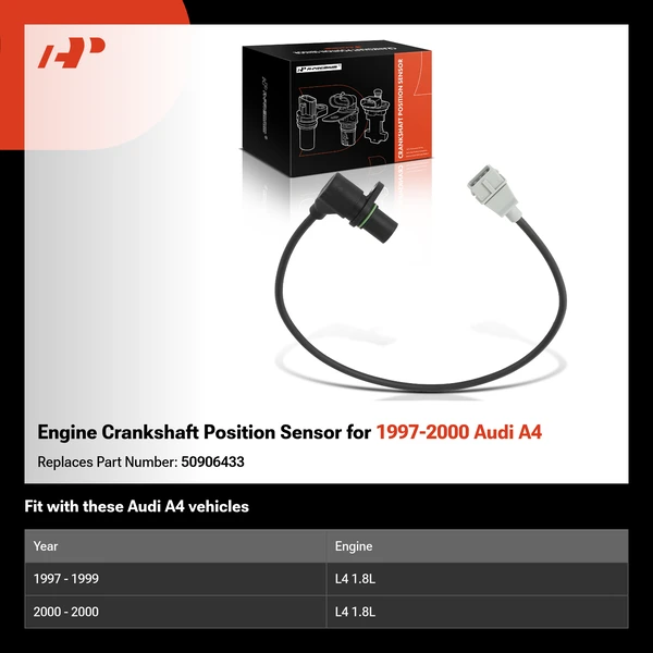 Engine Crankshaft Position Sensor for 1997-2000 Audi A4