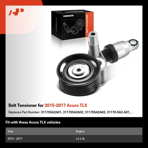 Belt Tensioner for 2015-2017 Acura TLX