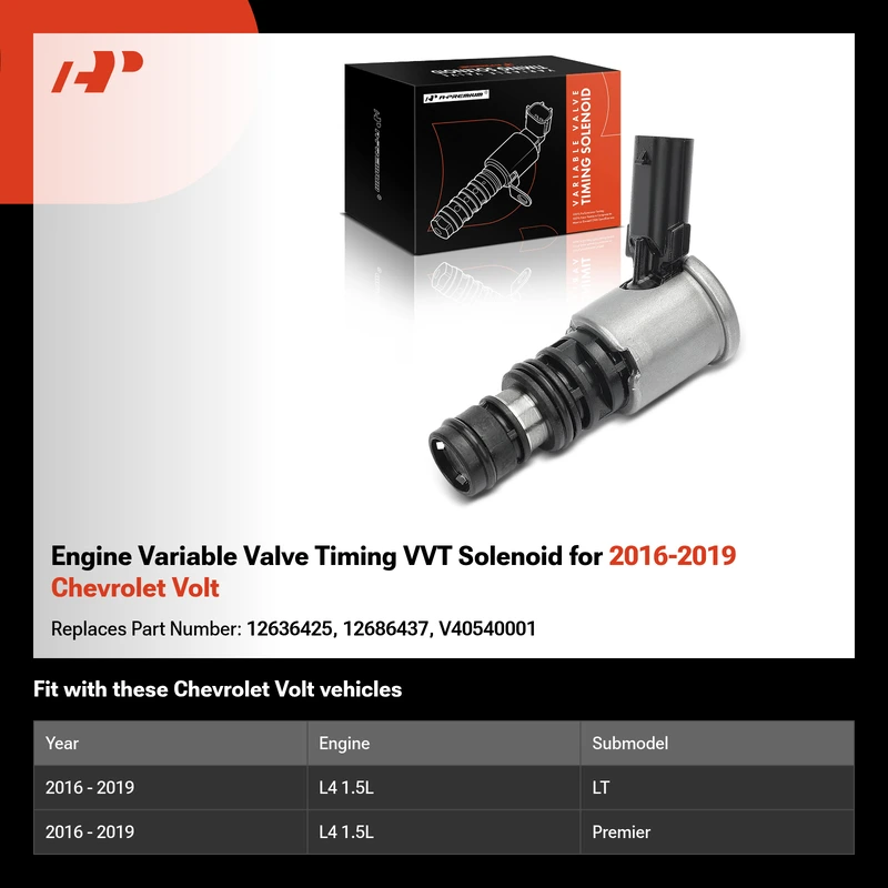 Engine Variable Valve Timing VVT Solenoid for 2016-2019 Chevrolet Volt