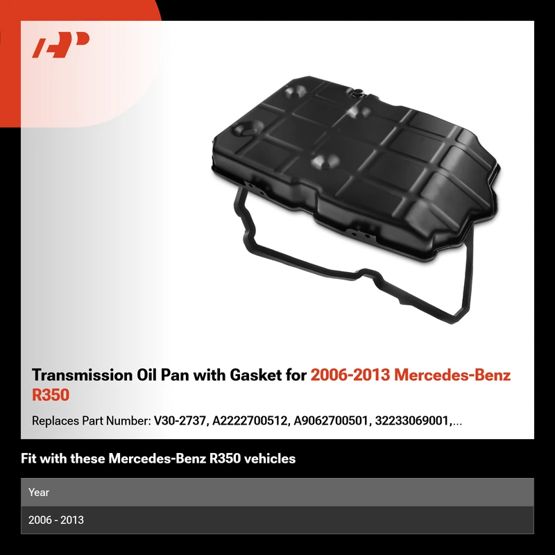 Transmission Oil Pan with Gasket for 2006-2013 Mercedes-Benz R350