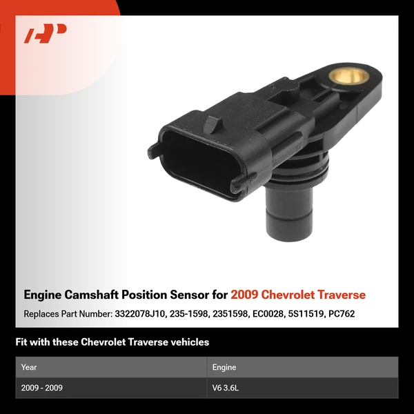 Engine Camshaft Position Sensor for 2009 Chevrolet Traverse