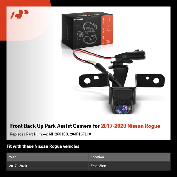 Front Back Up Park Assist Camera for 2017-2020 Nissan Rogue