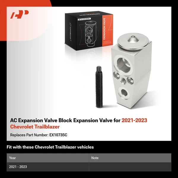 AC Expansion Valve Block Expansion Valve for 2021-2023 Chevrolet Trailblazer