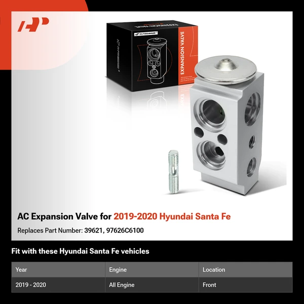 AC Expansion Valve for 2019-2020 Hyundai Santa Fe