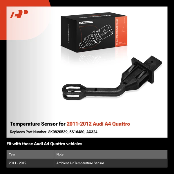 Temperature Sensor for 2011-2012 Audi A4 Quattro