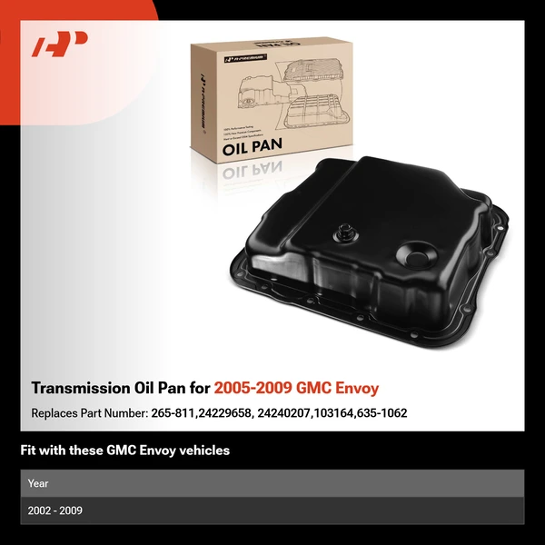 Transmission Oil Pan for 2005-2009 GMC Envoy