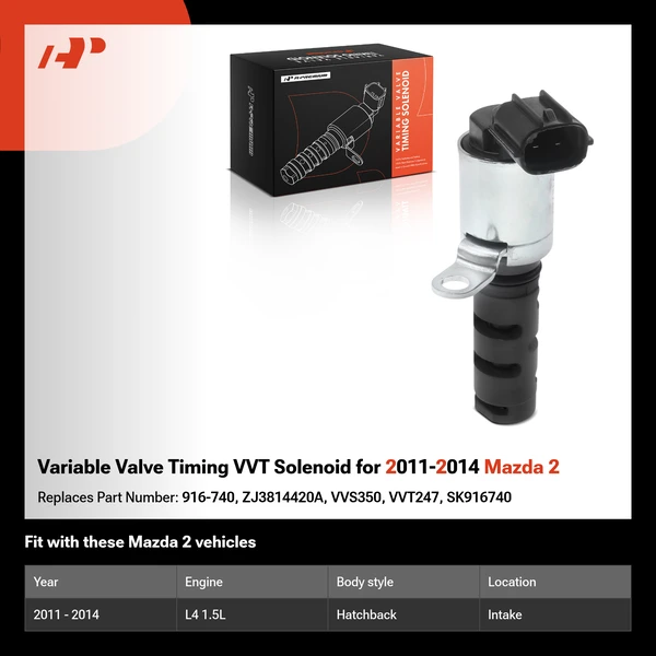 Variable Valve Timing VVT Solenoid for 2011-2014 Mazda 2