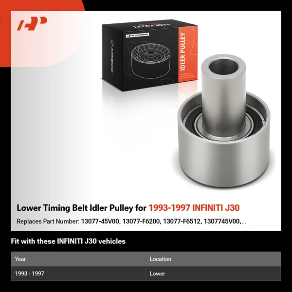 Lower Timing Belt Idler Pulley for 1993-1997 INFINITI J30