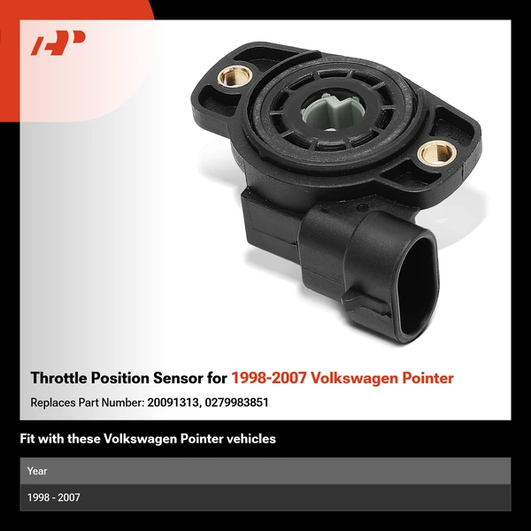 Throttle Position Sensor for 1998-2007 Volkswagen Pointer