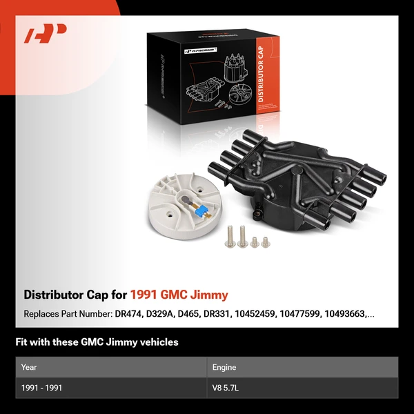 Distributor Cap for 1991 GMC Jimmy