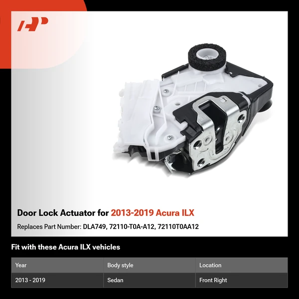 Door Lock Actuator for 2013-2019 Acura ILX