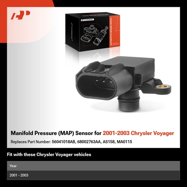 Manifold Pressure (MAP) Sensor for 2001-2003 Chrysler Voyager