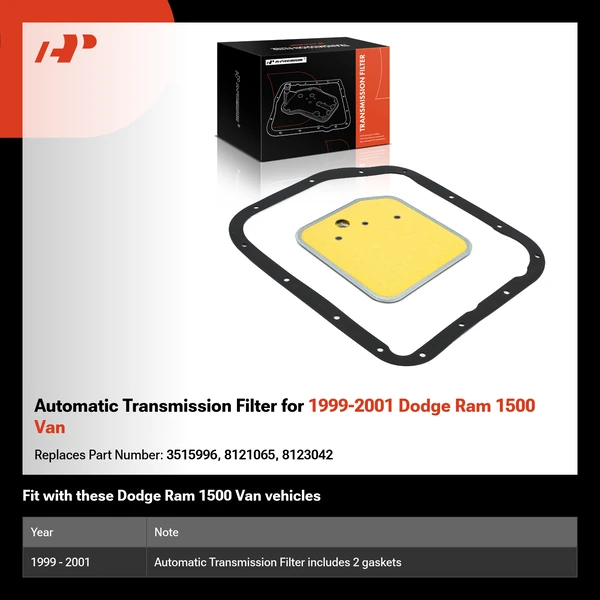 Automatic Transmission Filter for 1999-2001 Dodge Ram 1500 Van