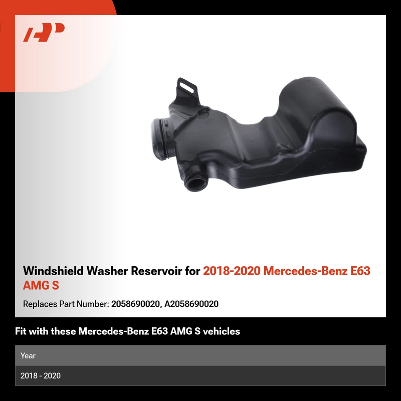 Windshield Washer Reservoir for 2018-2020 Mercedes-Benz E63 AMG S