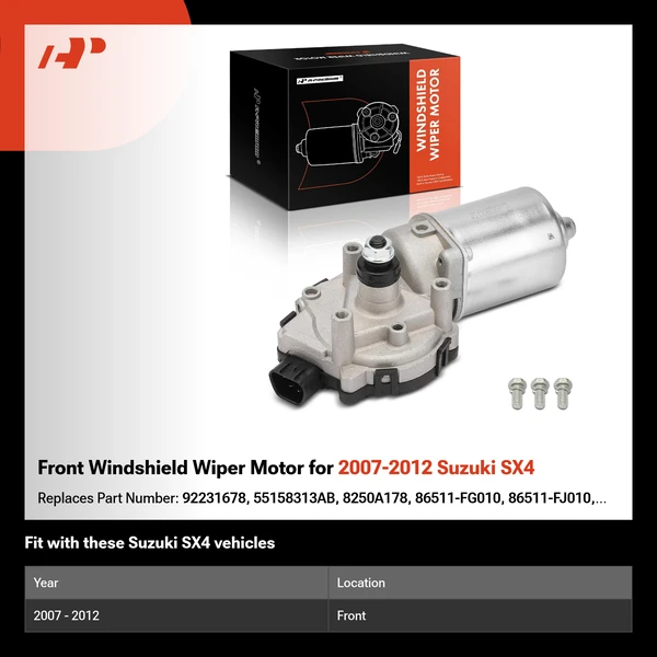 Front Windshield Wiper Motor for 2007-2012 Suzuki SX4