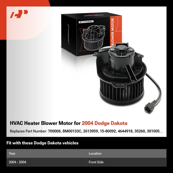 HVAC Heater Blower Motor for 2004 Dodge Dakota