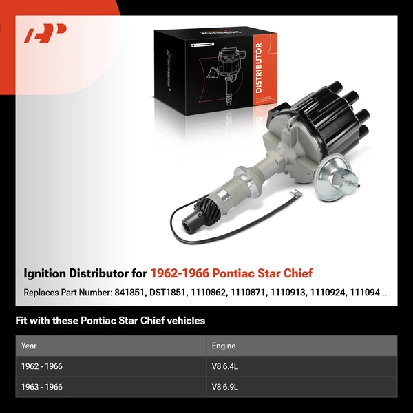 Ignition Distributor for 1962-1966 Pontiac Star Chief