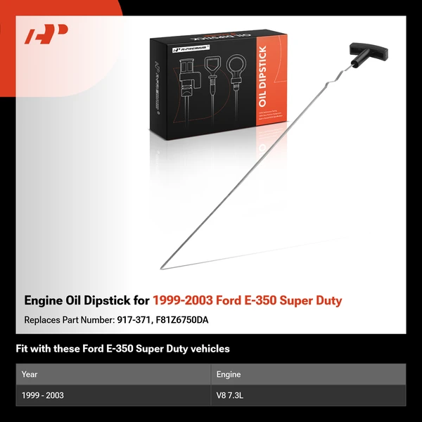 Engine Oil Dipstick for 1999-2003 Ford E-350 Super Duty