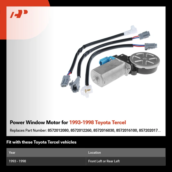 Power Window Motor for 1993-1998 Toyota Tercel