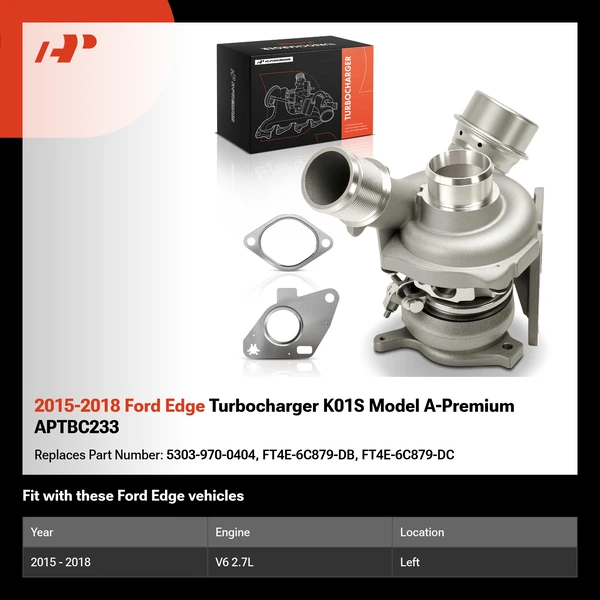 2015-2018 Ford Edge Turbocharger K01S Model A-Premium APTBC233