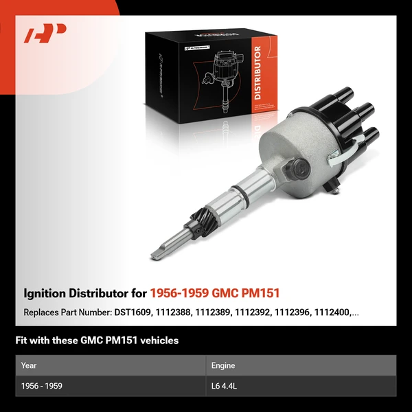 Ignition Distributor for 1956-1959 GMC PM151