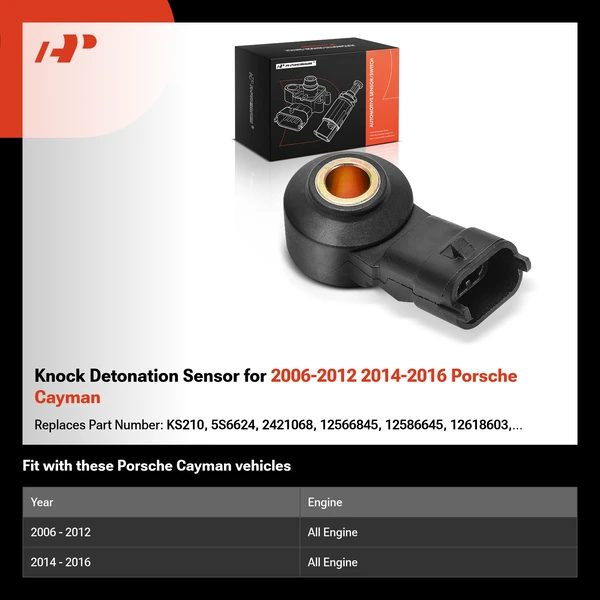 Knock Detonation Sensor for 2006-2012 2014-2016 Porsche Cayman