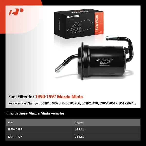 Fuel Filter for 1990-1997 Mazda Miata