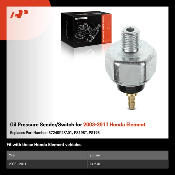 Oil Pressure Sender/Switch for 2003-2011 Honda Element