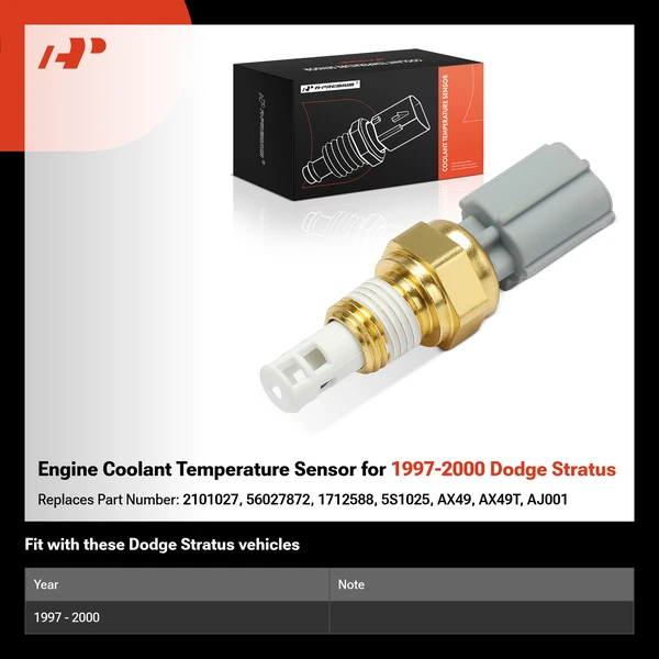 Engine Coolant Temperature Sensor for 1997-2000 Dodge Stratus