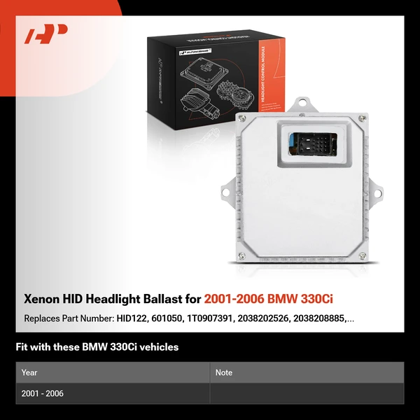 Xenon HID Headlight Ballast for 2001-2006 BMW 330Ci