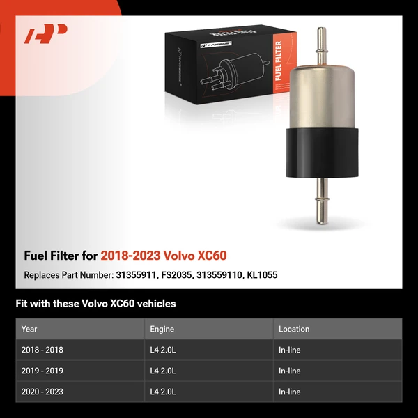 Fuel Filter for 2018-2023 Volvo XC60