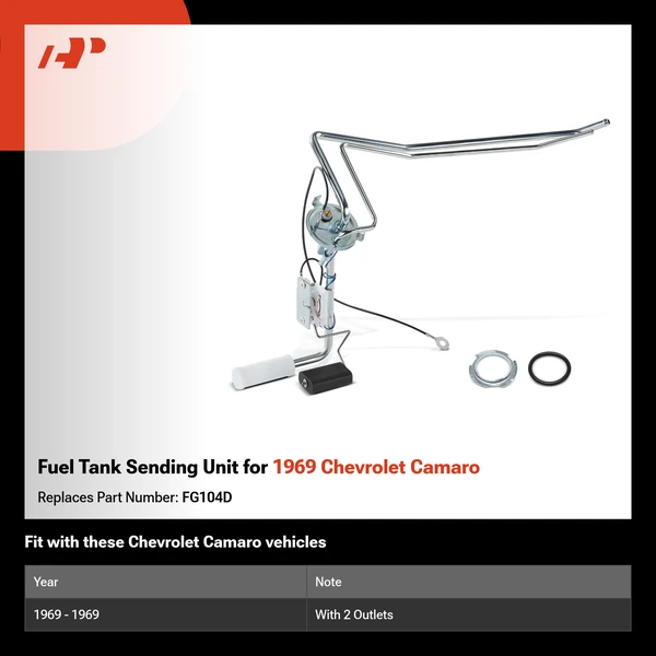 Fuel Tank Sending Unit for 1969 Chevrolet Camaro